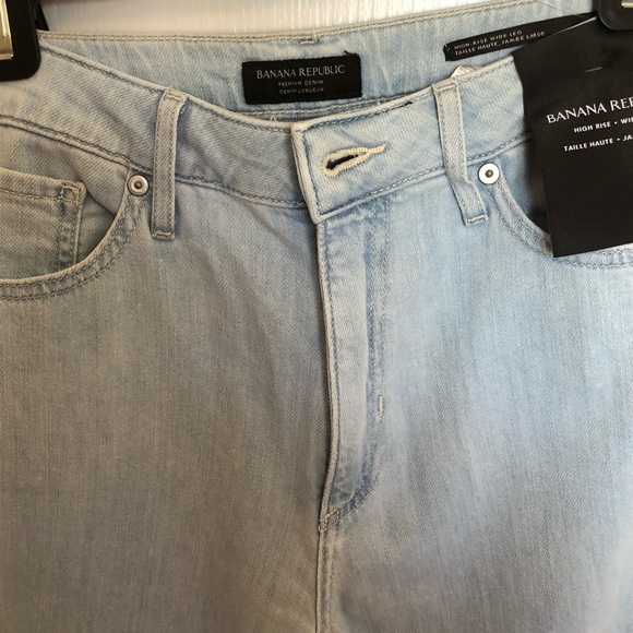 NWT Banana Republic Wide Leg Trouser Jeans - Picture 3 of 11